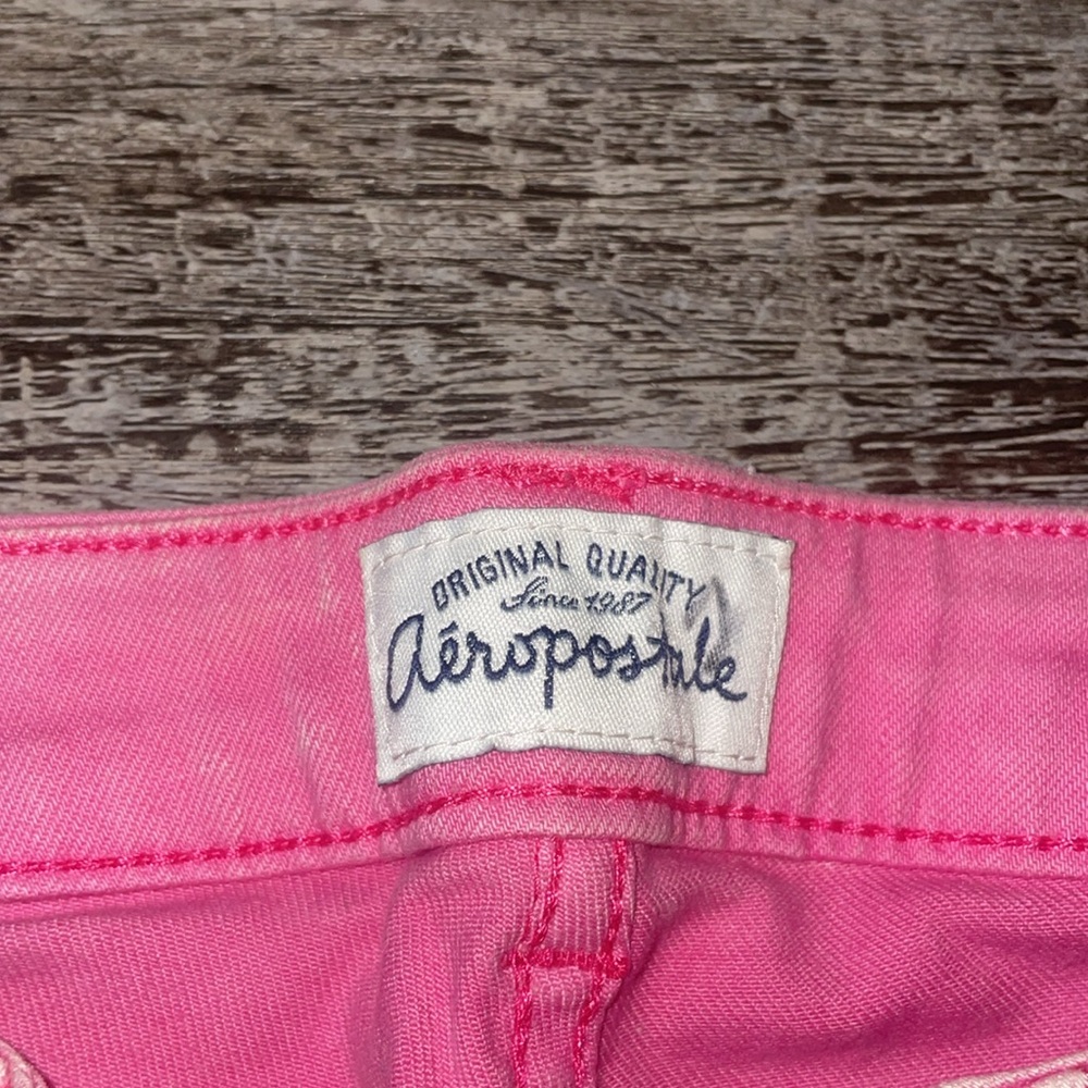 Aeropostale pink ultra skinny Ashley Jeans size 3/4 - Picture 6 of 11